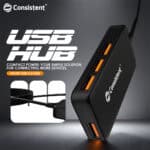 Consistent Launches Smart 4-Port USB Hub for Multi-Device Users