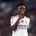 VALENCIA, SPAIN - SEPTEMBER 23: Vinicius Junior of Real Madrid reacts during the LaLiga EA Sports match between Levante UD and Real Madrid CF at Ciutat de Valencia on September 23, 2025 in Valencia, Spain. (Photo by Aitor Alcalde/Getty Images)