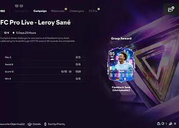 FIFA Ultimate Team FC Liverpool Leroy Sané card, digital collectible featuring player stats.