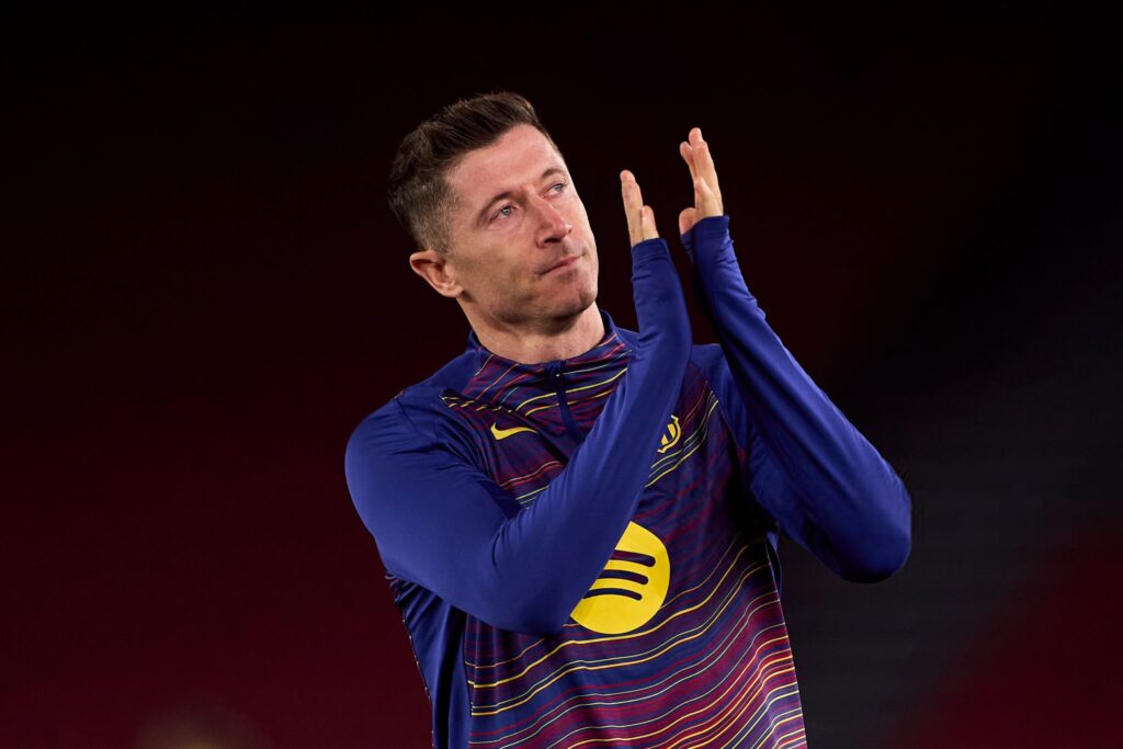 Barcelona's Robert Lewandowski