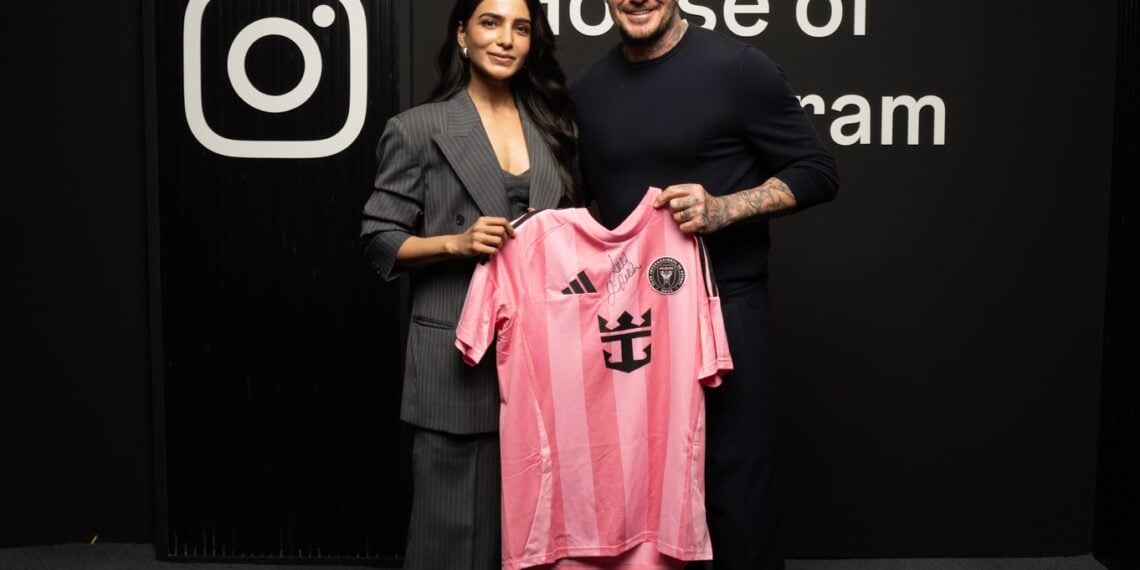 Samantha Gifts David Beckham Iconic 'Beckham 7' Chennai Super Champs Jersey