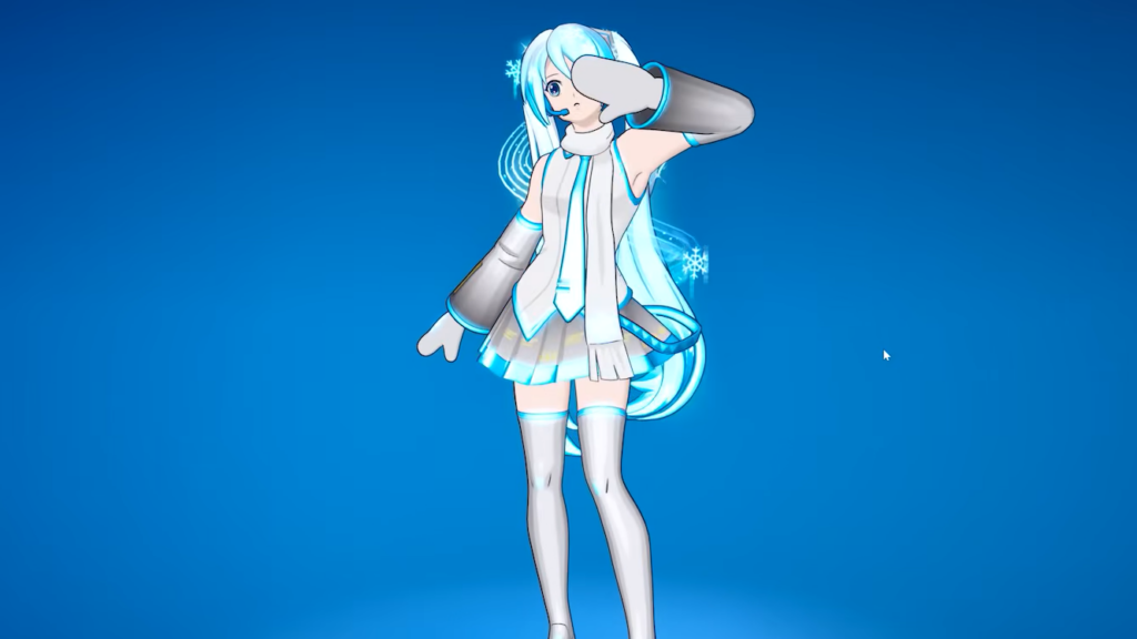 Fortnite Snow Miku Skin