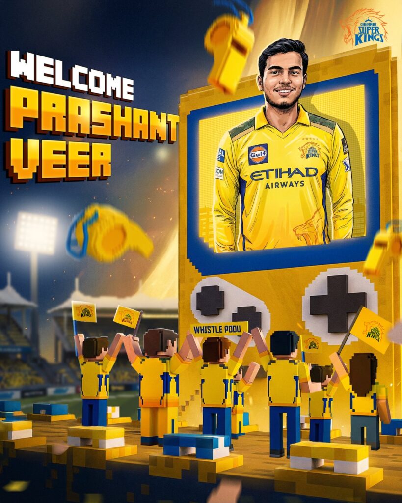 Kartik Sharma & Prashant Veer Join CSK