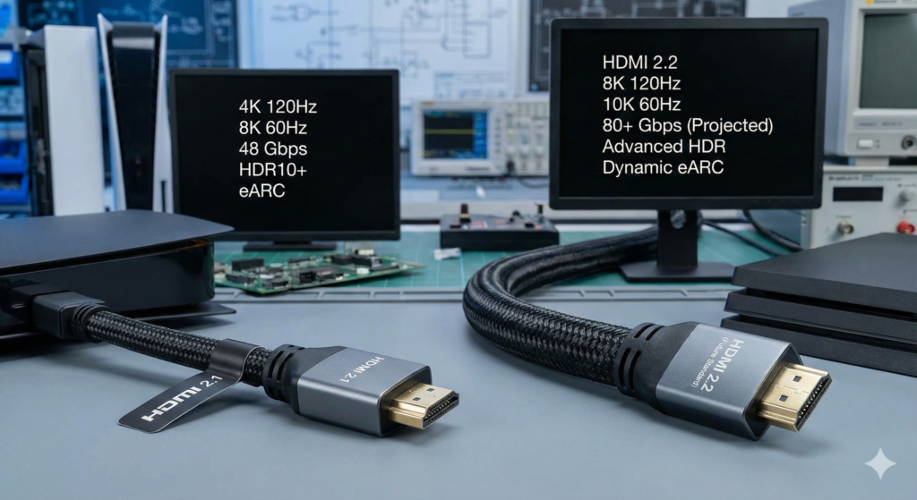HDMI 2.2 vs HDMI 2.1