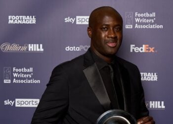 Yaya Toure during the 2023 FWA Tribute Night at the Landmark Hotel, London. Picture date: Sunday February 19, 2023. (Photo by John Walton/PA Images via Getty Images)