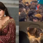 Hyderabad Chaos: Actress Nidhhi Agerwal Mobbed at ‘The Raja Saab’ Song Launch Event