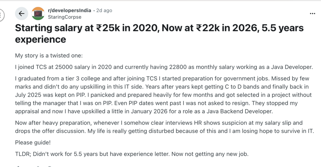 Viral TCS Salary Story
