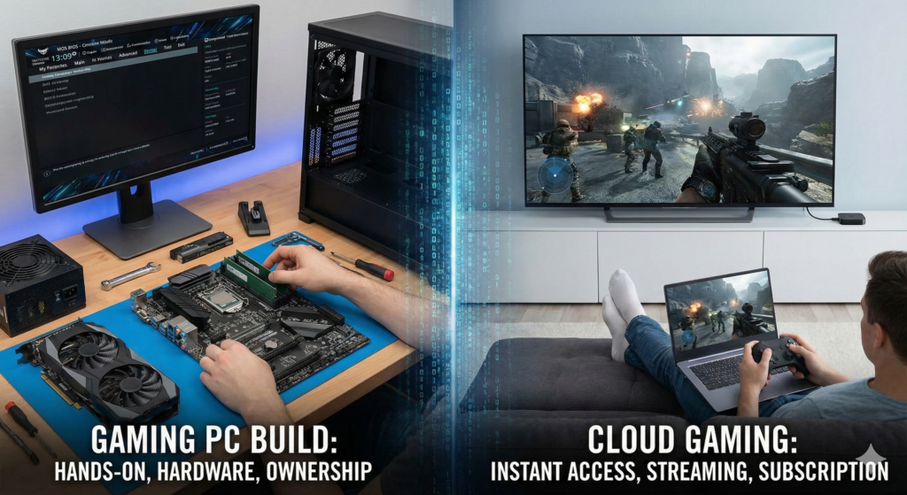 Gaming PC vs Xbox Game Pass Cloud Gaming: