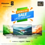 Hisense & Toshiba Republic Day Sale: 40% Off Smart TVs from 32″ to 100″