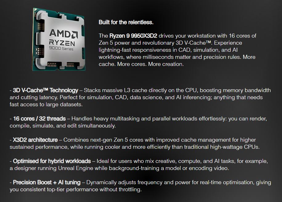 Alienware Accidentally Confirms AMD Ryzen 9 9950X3D2
