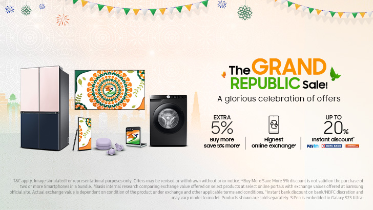Samsung Republic Day Offers