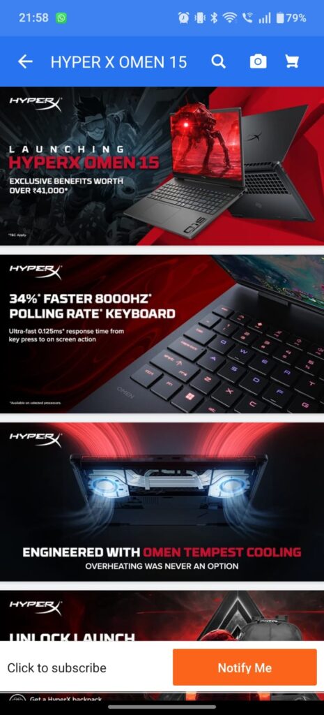 HyperX OMEN 15
