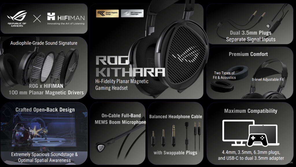 ROG Kithara and Cetra Open Wireless Debut at CES 2026