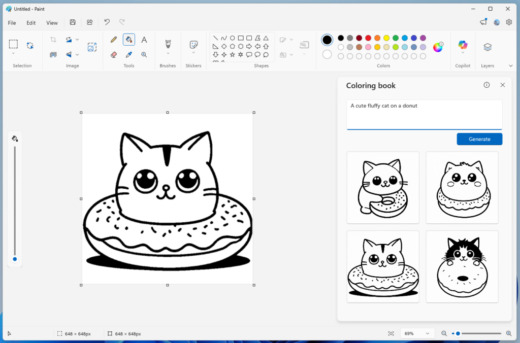 Microsoft Shoves AI Into Notepad and Paint Again — This Time It's Coloring Books and Streaming Rewrites