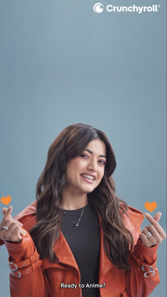 Crunchyroll Launches 'Ready to Anime?' Campaign Featuring Rashmika Mandanna and Shubman Gill