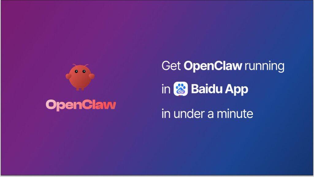 Baidu Brings OpenClaw AI to 700M Users in China's AI Race