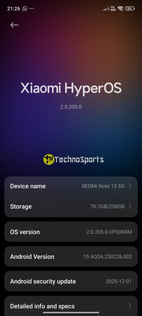 Redmi Note 15 5G