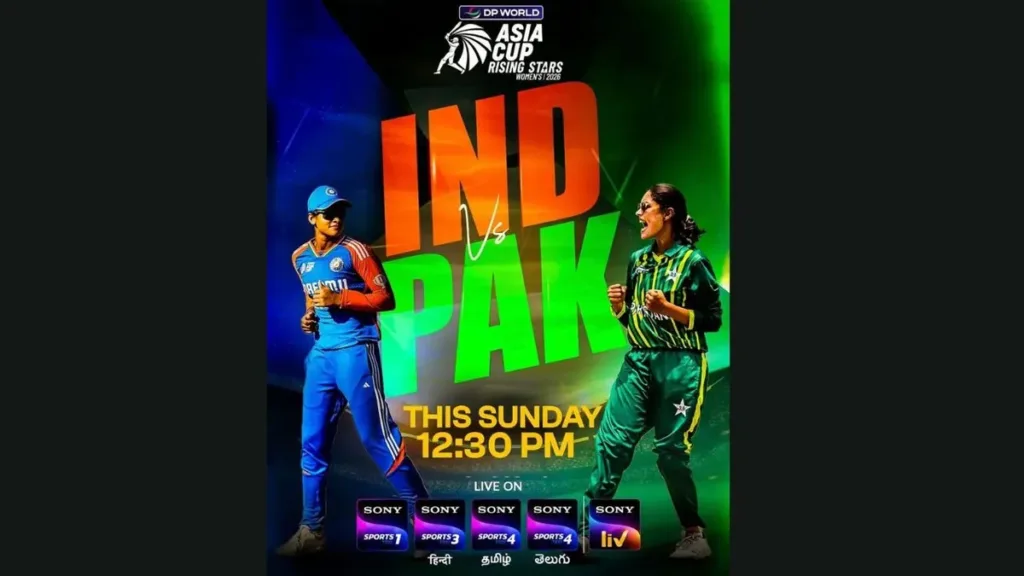 Women's Asia Cup Rising Stars 2026: Sony Sports Brings Multi-Language Coverage for India's Next Gen