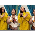 Rihanna Learning Bharatnatyam Mudras: Viral Video Captivates Fans Worldwide