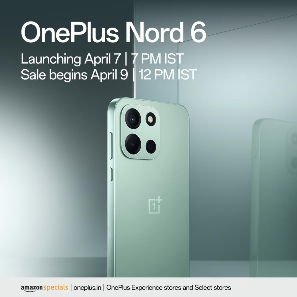 OnePlus Nord 6 Smartphone Launches in India: Snapdragon 8s Gen 4 & 9,000mAh Battery
