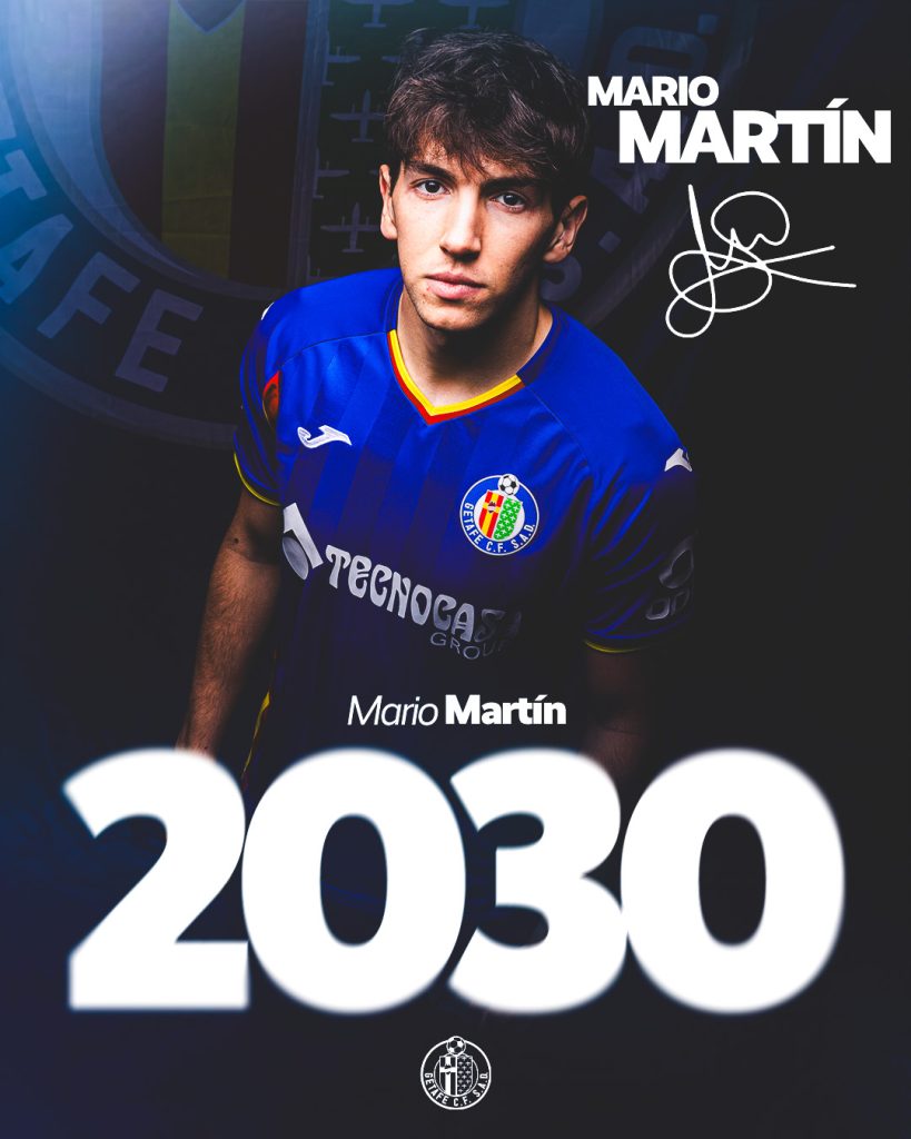 Getafe Sign Mario Martín