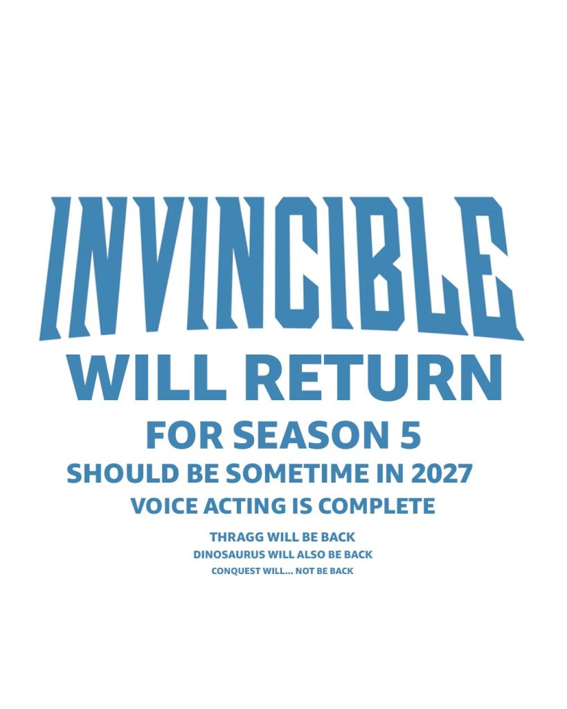 Invincible Season 5 Release Date