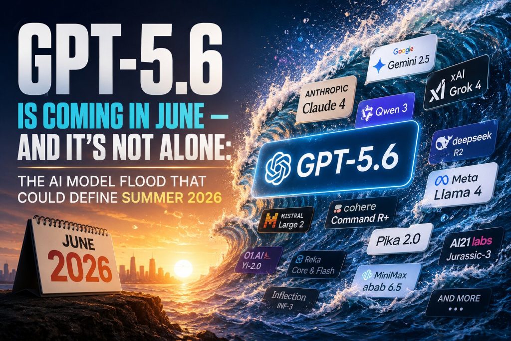 GPT-5.6 Is Coming in June — And It's Not Alone: The AI Model Flood That Could Define Summer 2026