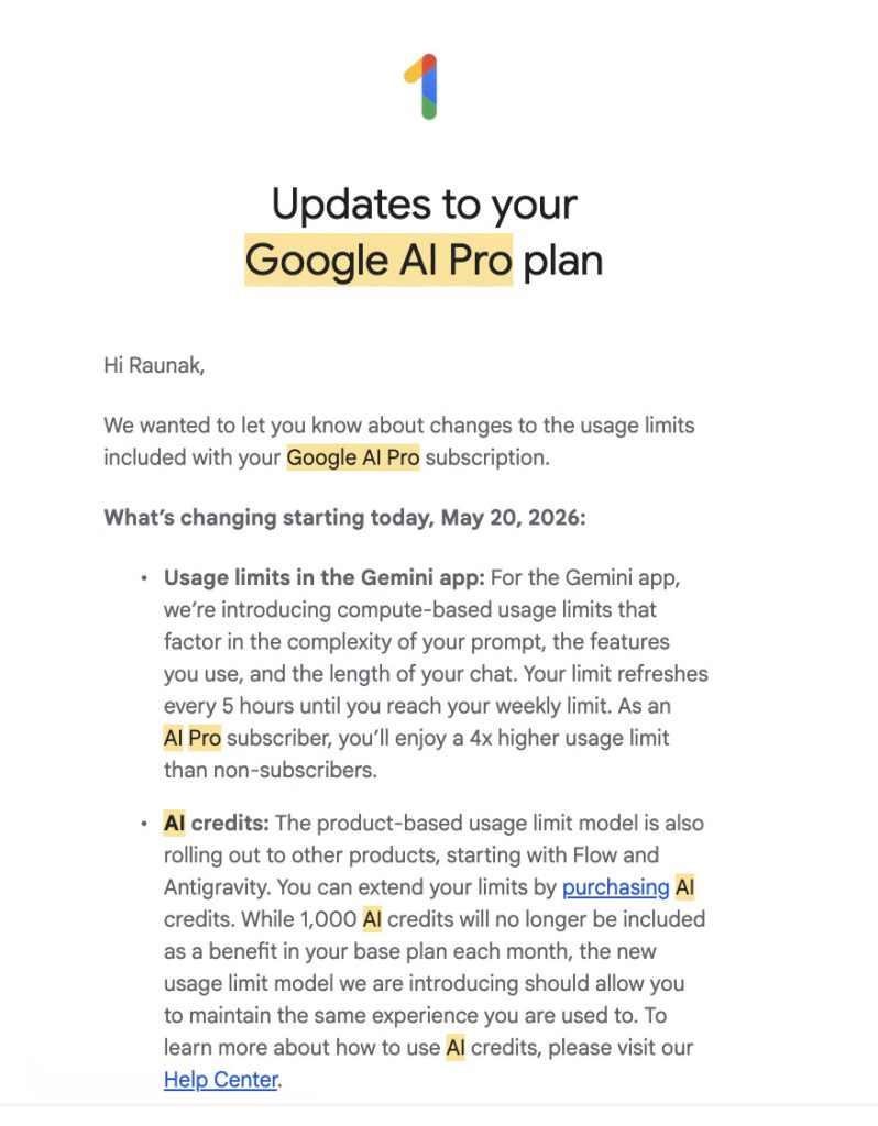 Google AI Pro Just Changed How It Charges You — And Users Are Not Happy