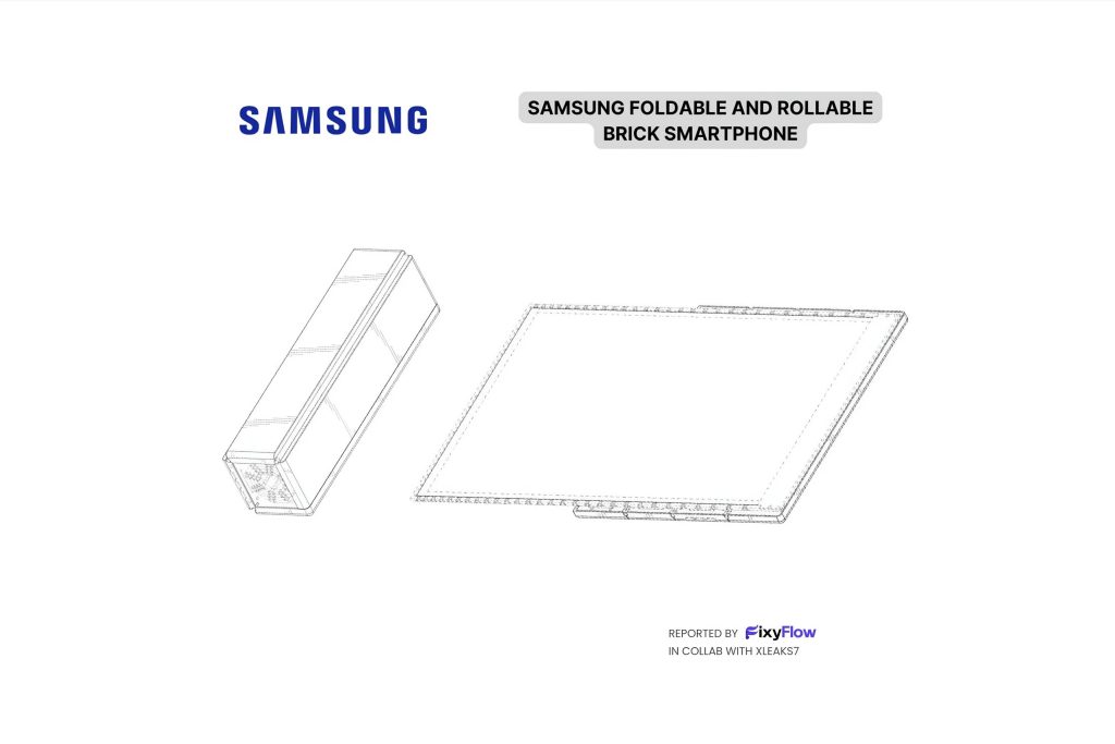 Samsung's Wildest Patent Yet: A Brick Phone That Unfolds, Then Rolls Out Into a Tablet