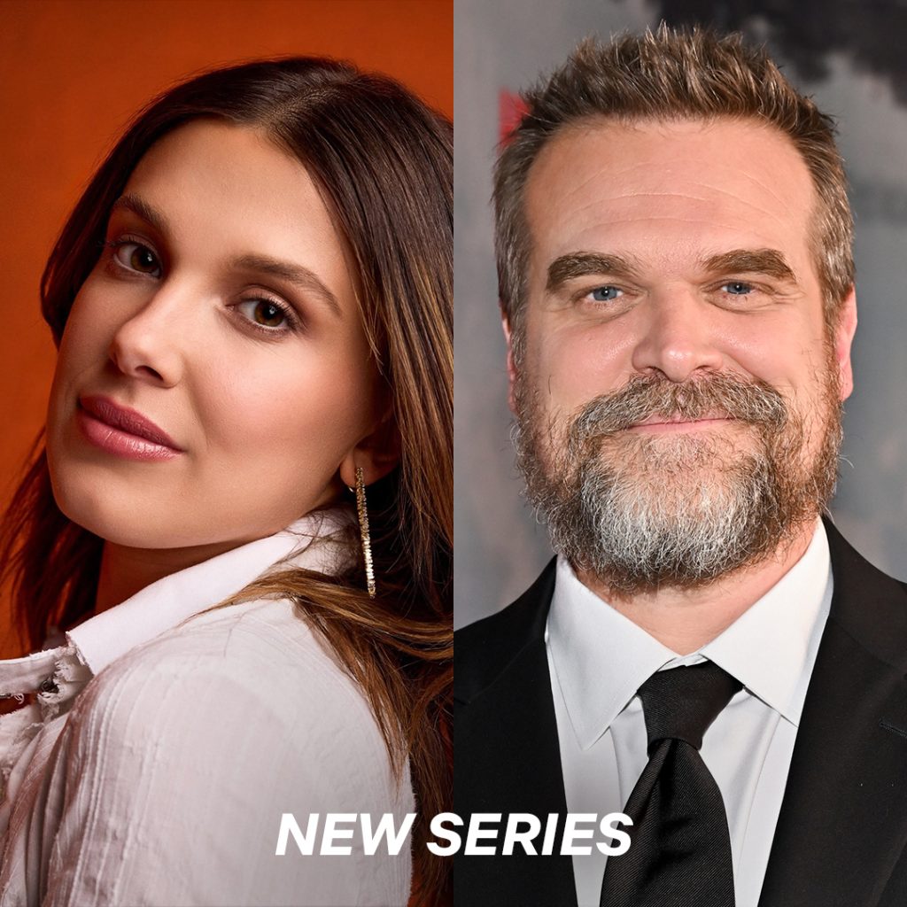 Millie Bobby Brown and David Harbour