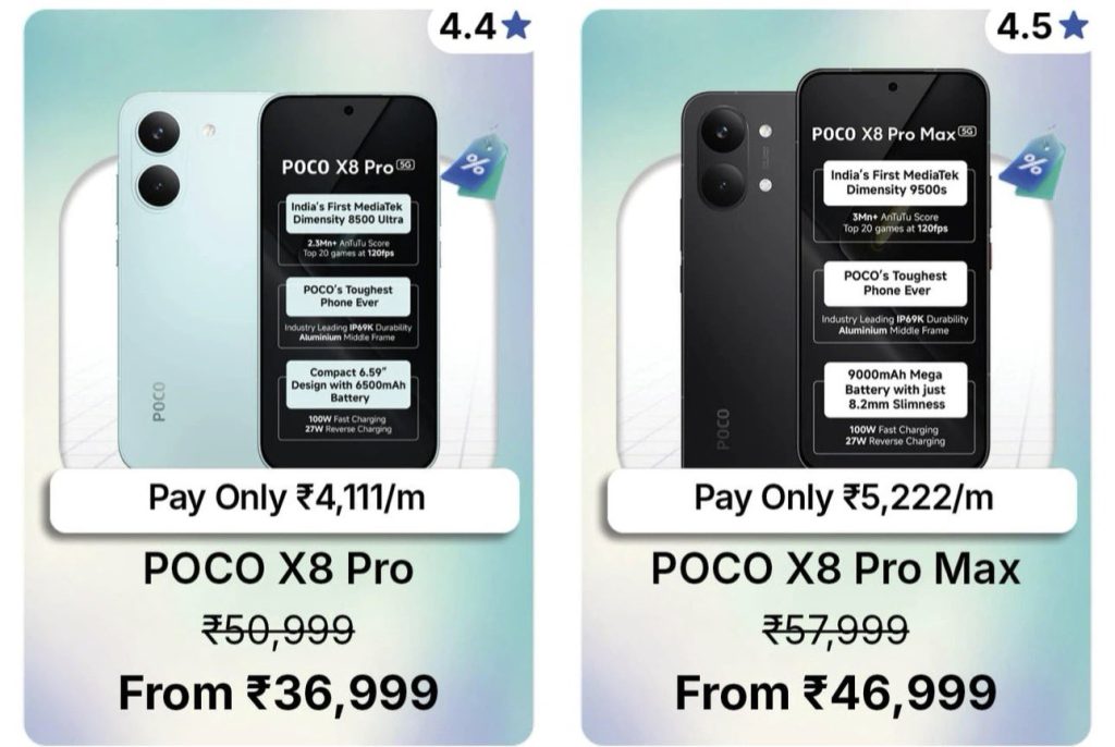 POCO Price Hike Alert: X8 Pro Max, X8 Pro & M8 5G Cost More Now