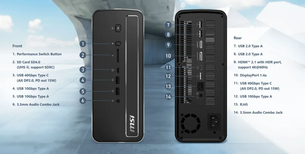 MSI's New 4-Liter Desktop Packs 128GB of Memory and Runs AI Models Locally