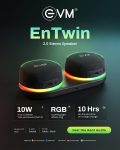 EVM’s EnTwins Speaker Splits in Two So Your Sound Doesn’t Have To Stay Boxed In