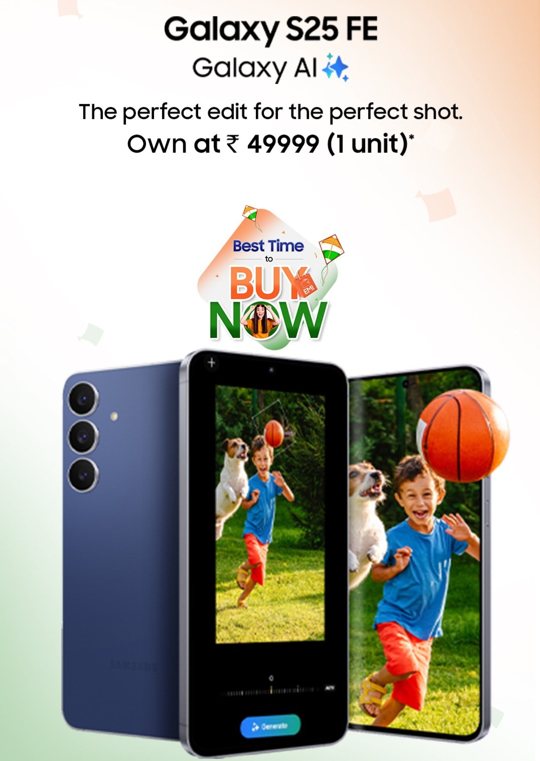 Galaxy S25 FE at ₹49,999 on Flipkart — Is This the Best Phone Deal This Independence Day?