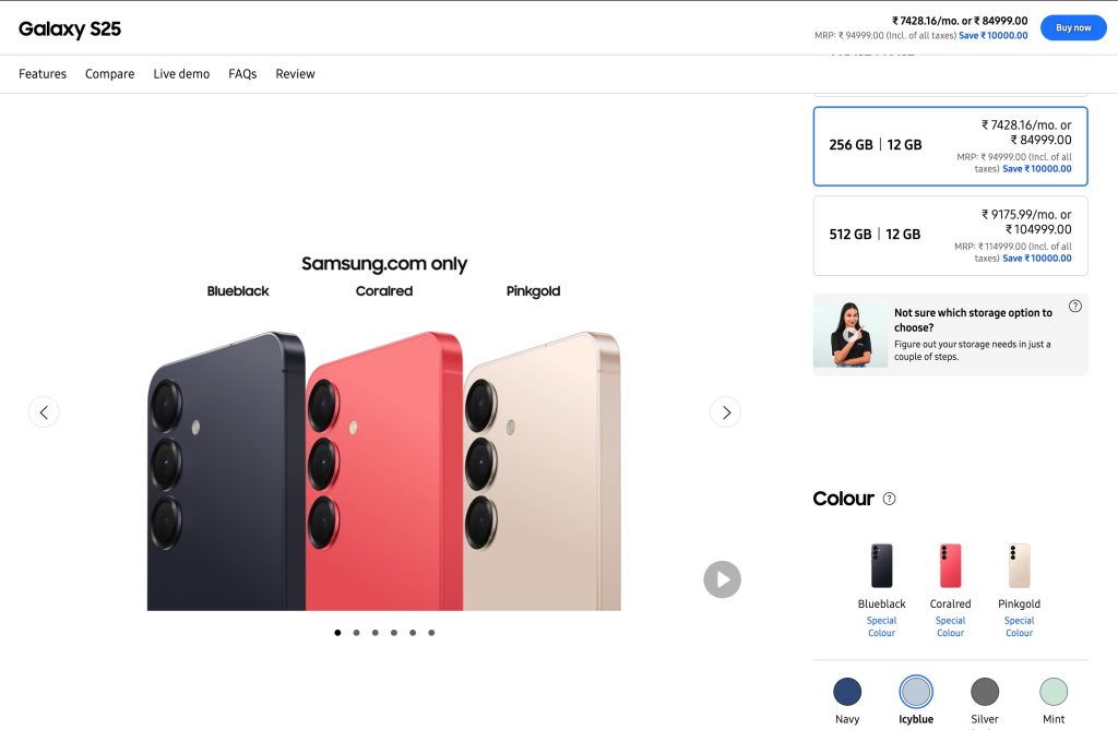 Samsung Just Hiked Galaxy S25 Prices in India by Up to ₹12,000 — Here's the New Pricing