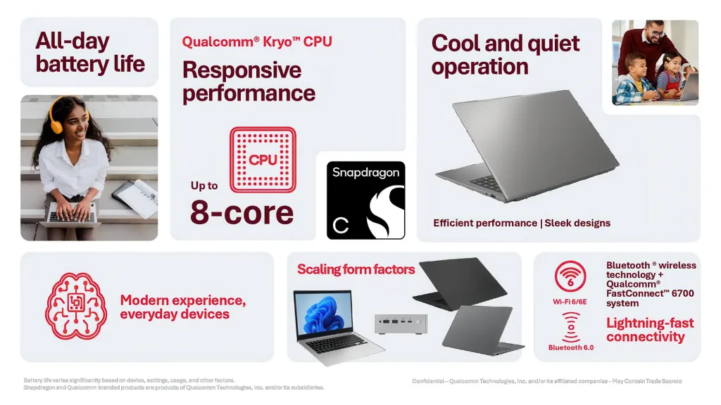 Qualcomm Snapdragon C: Full Specs for $300 Laptops Revealed