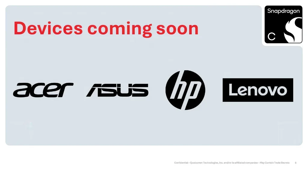 Qualcomm Snapdragon C: Full Specs for $300 Laptops Revealed