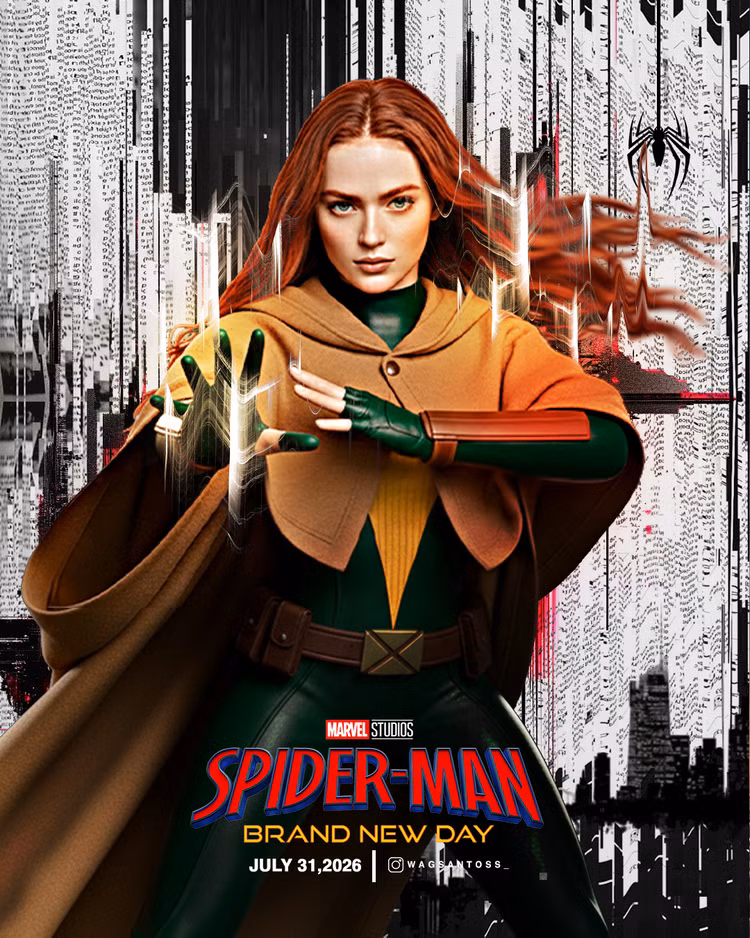 Who Is Sadie Sink's Jean Grey in Spider-Man: Brand New Day?
