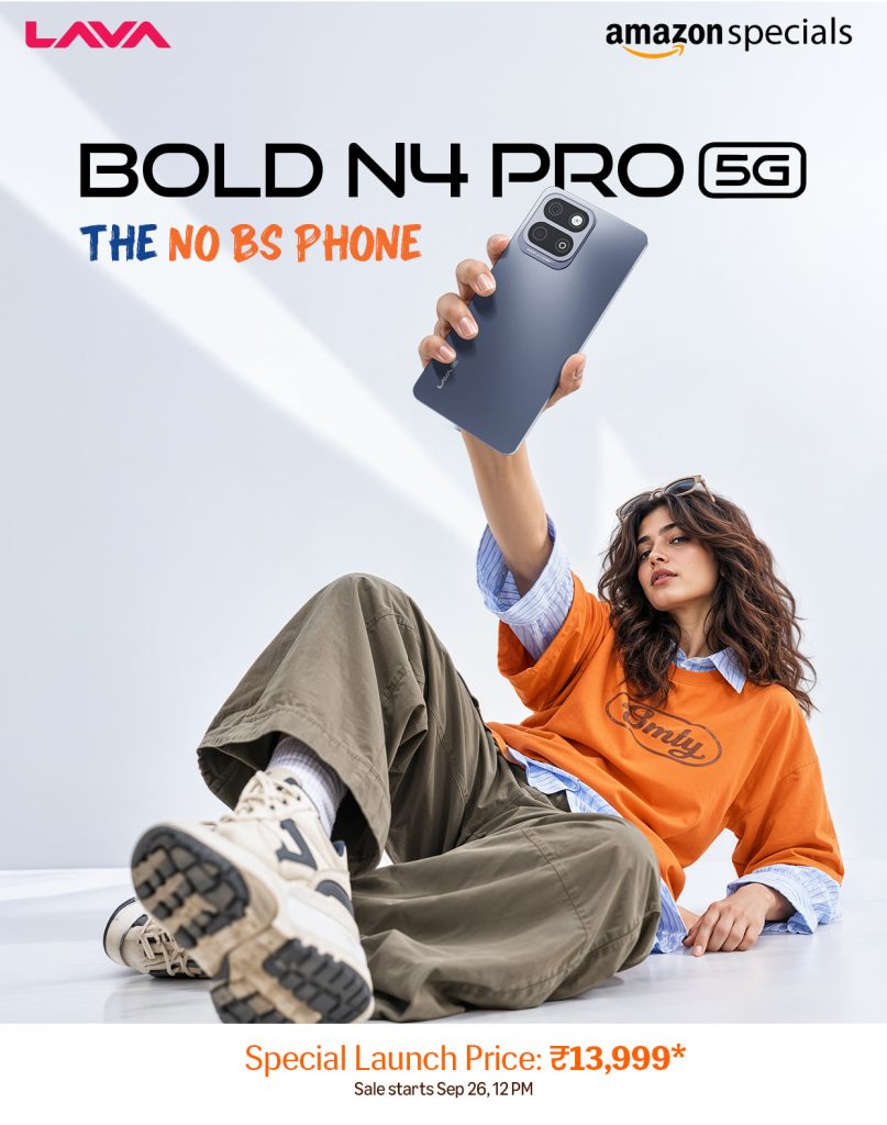 Lava Bold N4 Pro 5G Launched at Rs 13,999, Sale Starts September 26 on Amazon