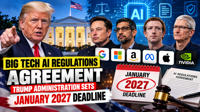 Big Tech AI Regulations Agreement: Trump Administration Sets January 2027 Deadline