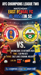 East Bengal vs Al-Hussein SC: How to Watch the AFC Champions League Two Group Stage Opener LIVE in India?