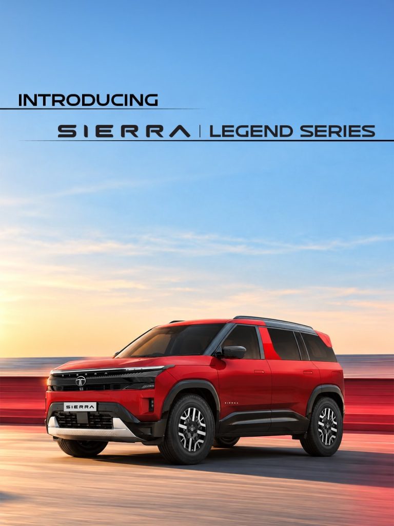 Tata Sierra Legend Series Launched in India: Prices Start at ₹11.99 Lakh