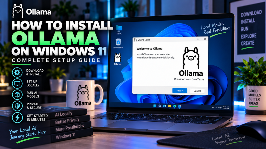 How to Install Ollama on Windows 11 (Complete Setup Guide)