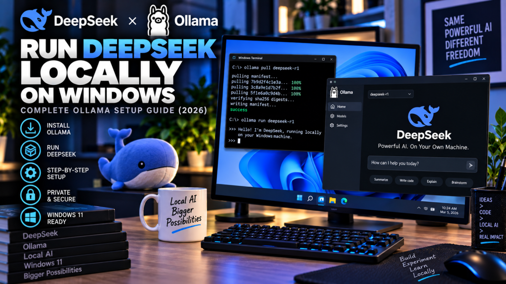 How to Run DeepSeek Locally on Windows: Complete Ollama Setup Guide (2026)