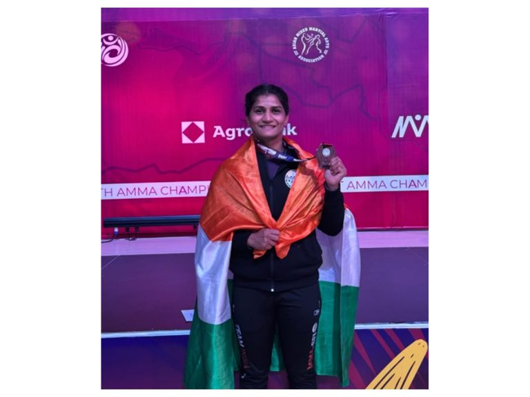 Suchika Tariyal Secures India's First-Ever MMA Medal at Asian Games 2026