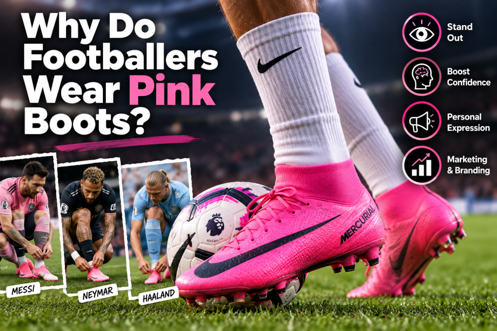 Why Do Footballers Wear Pink Boots?