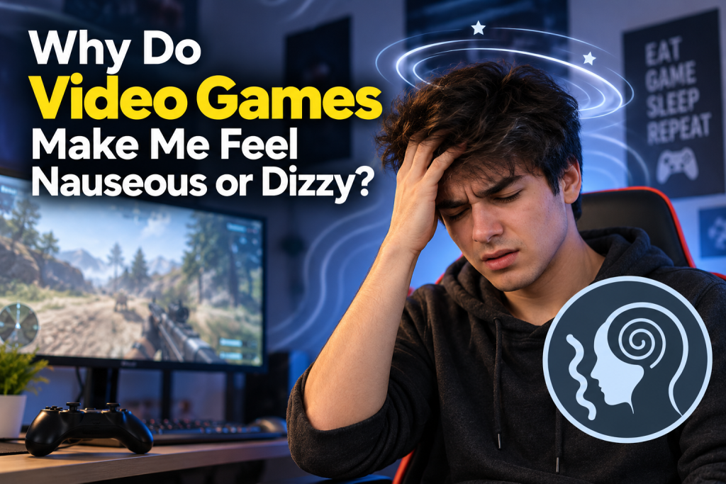 Why Do Video Games Make Me Feel Nauseous or Dizzy?
