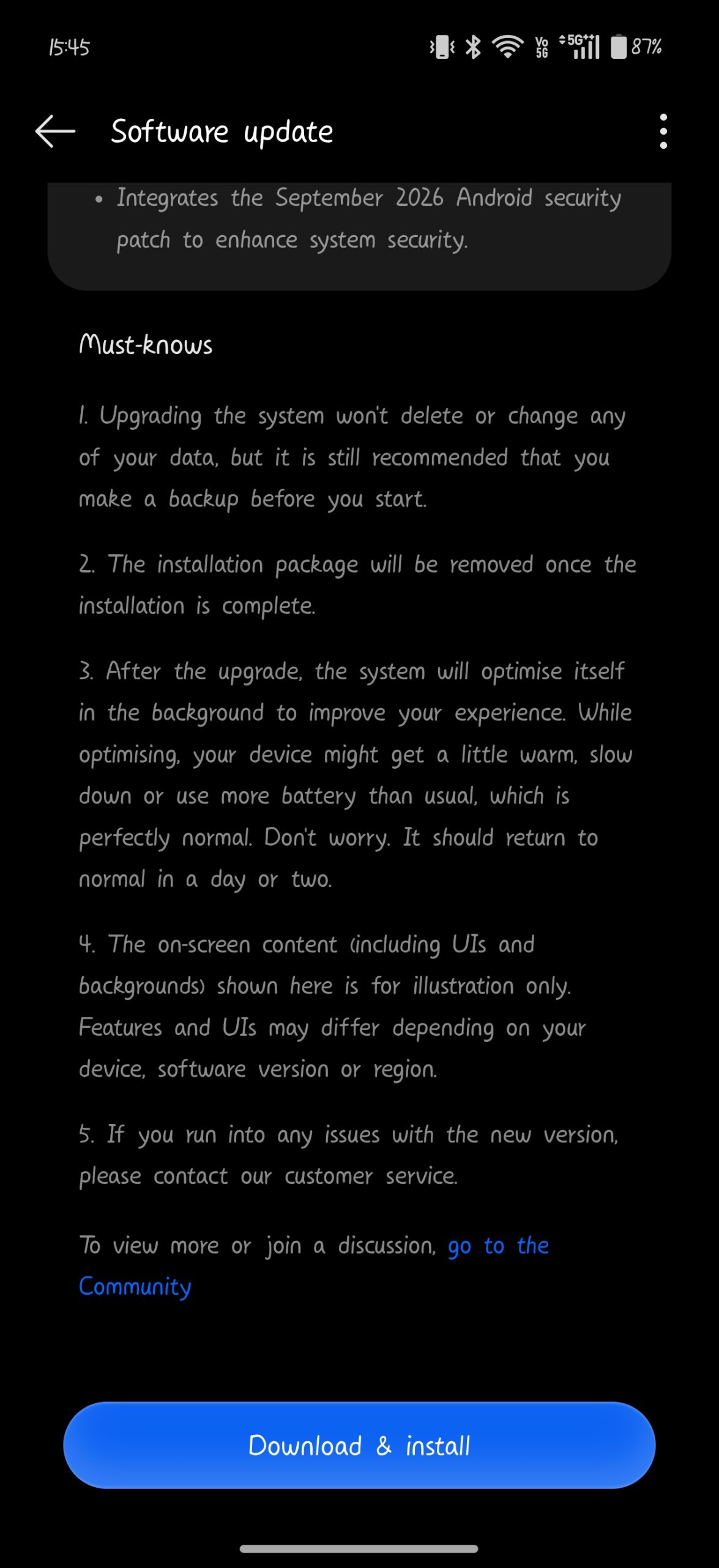 OnePlus 15 OxygenOS 16 update must-knows screen