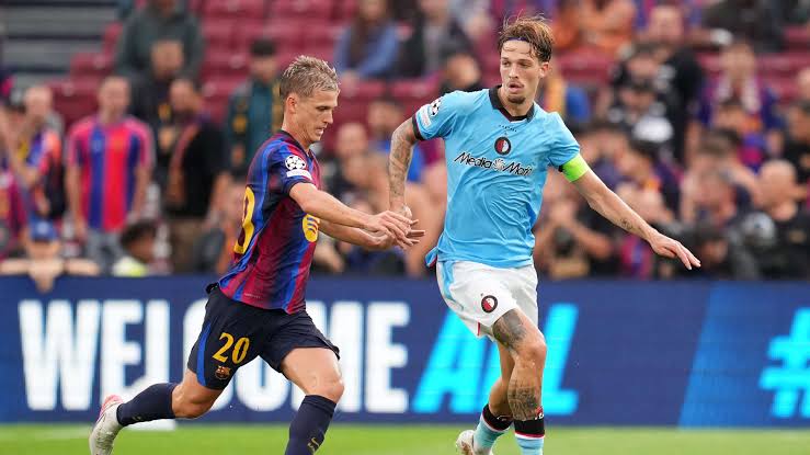 Barcelona Open Champions League Campaign With 5-1 Victory Over Feyenoord As Records Fall