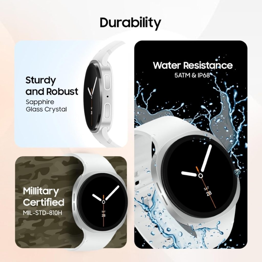 Samsung Galaxy Watch8 at Rs 19,499: 50% Off, About Rs 17,549 With Bank Offer
